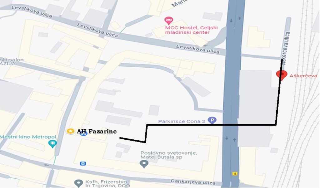 Apartments Fazarinc S Parkiriscem تْسيلْيي المظهر الخارجي الصورة